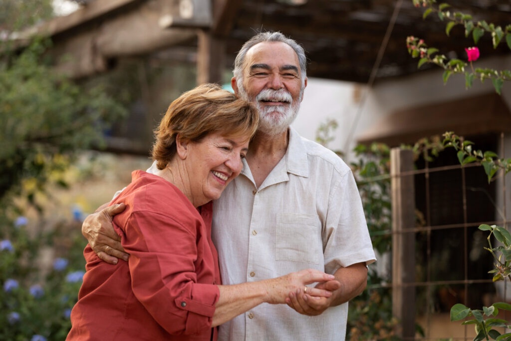 man and woman over 50